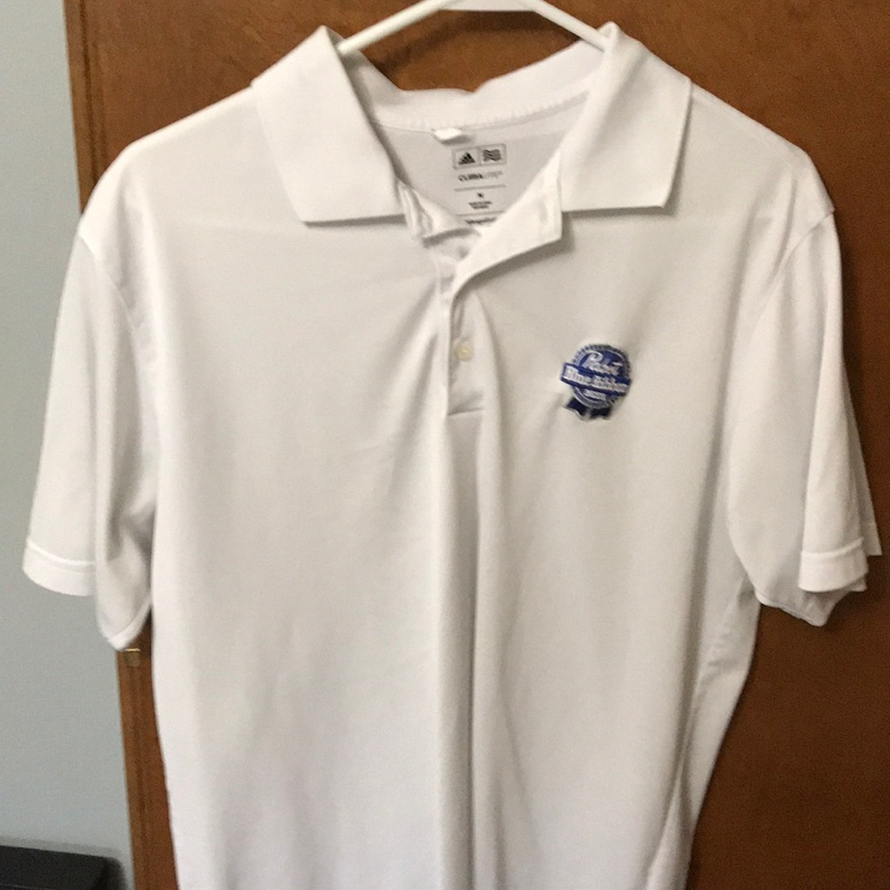 Adidas Pabst Blue Ribbon PBR Golf Polo